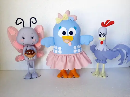 Personagens Galinha Pintadinha