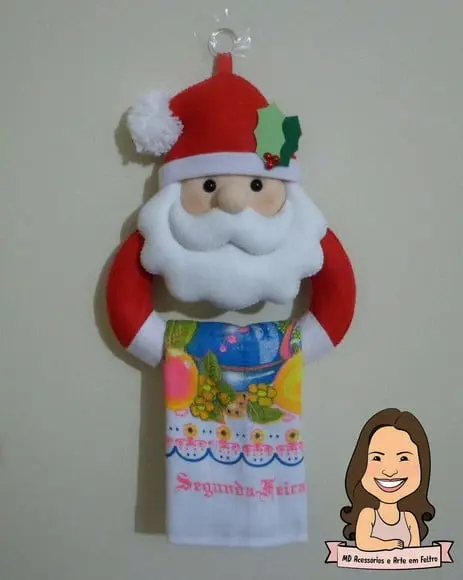 Porta Pano de Prato Natal