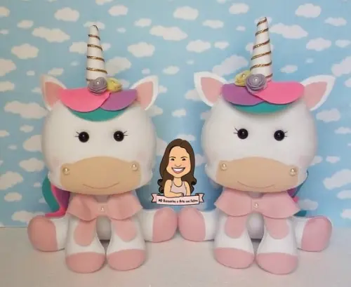 Unicórnios de Feltro