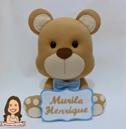 Urso Enfeite de Quarto