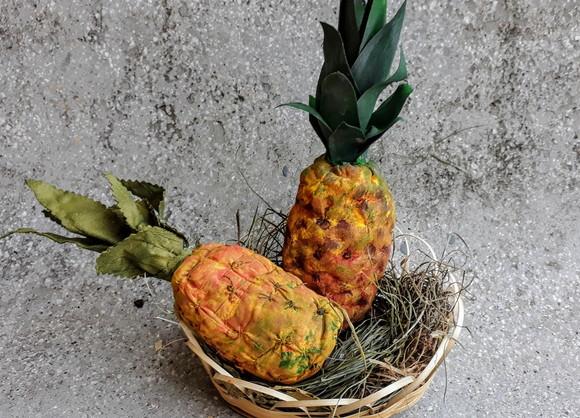 Abacaxi em Tecido