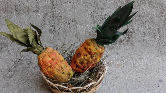 Abacaxi em Tecido