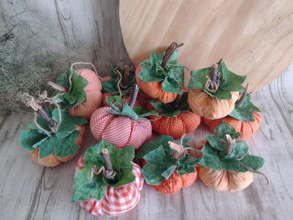 Mini Abóboras de Pano