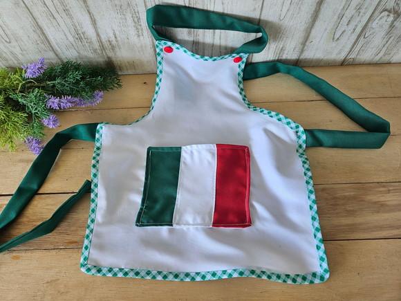 Avental Infantil Festa Italiana