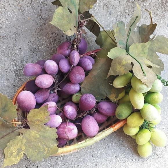 Cacho de Uva em Tecido