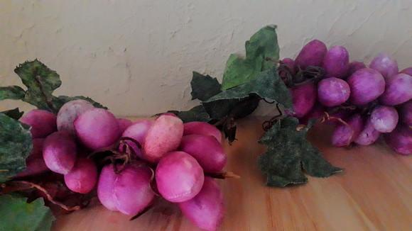 Cacho de Uva em Tecido