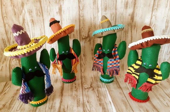 Cacto Mexicano Centro de Mesa