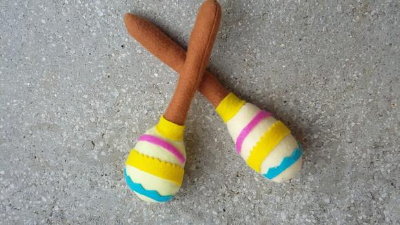 Maraca em Feltro Festa Mexicana