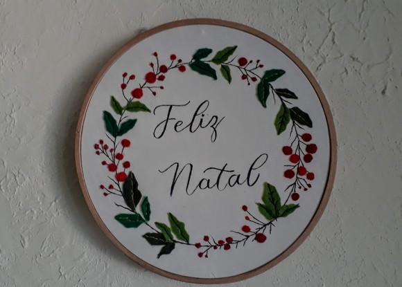 Quadro Bastidor Natalino
