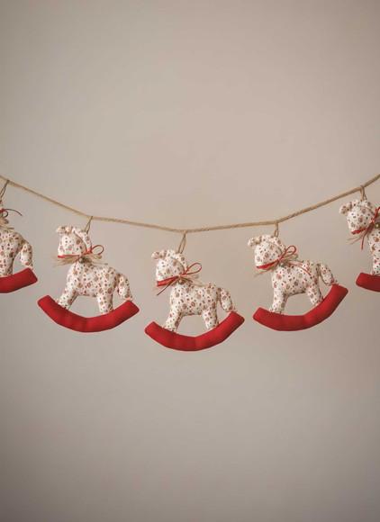 Varal de Natal Cavalinho de Balanço