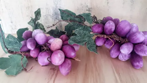 Cacho de Uva em Tecido