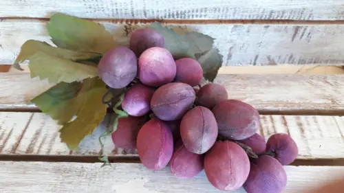 Cacho de Uva em Tecido