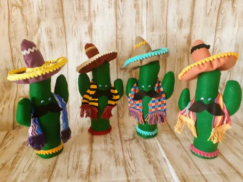 Cacto Mexicano Centro de Mesa