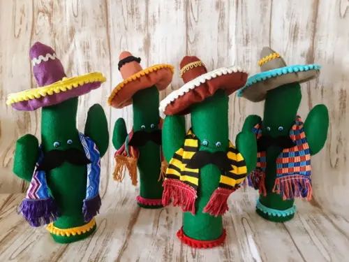 Cacto Mexicano Centro de Mesa