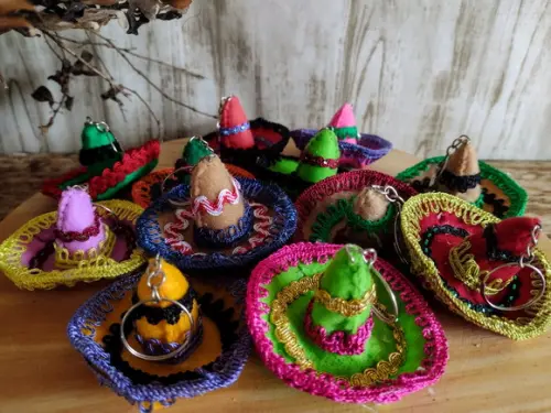 Chaveiro Sombrero Mexicano