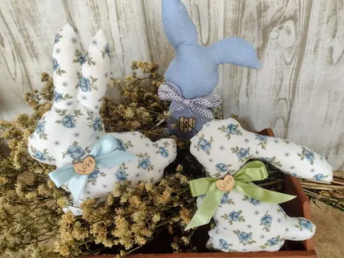 Coelhos Floral Vintage