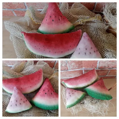 Melancias primitivas em fatias kit com 3 fatias