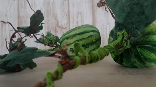Mini Melancia em Tecido Pintada a Mão