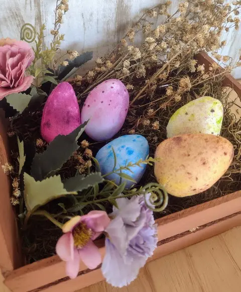 Ovos De Páscoa De Tecido Pluminha