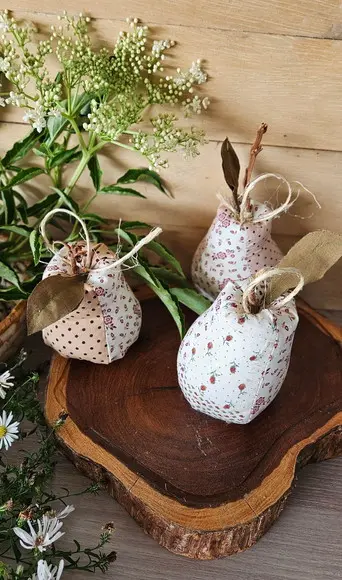 Pêras em Patchwork Trio