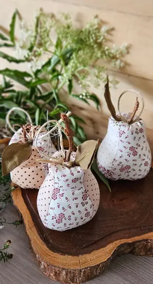 Pêras em Patchwork Trio