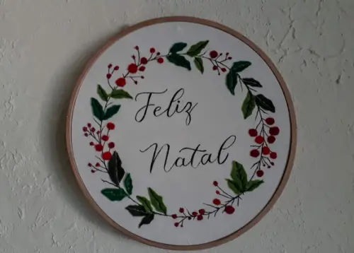 Quadro Bastidor Natalino