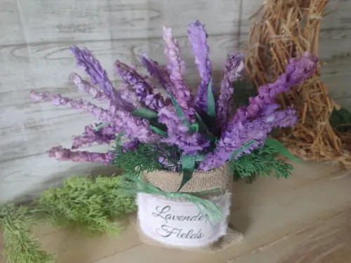 Saca com Ramos de Lavanda