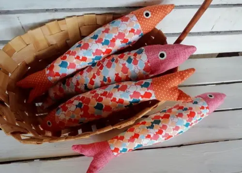 Sardinhas em Tecido 6 Unidades