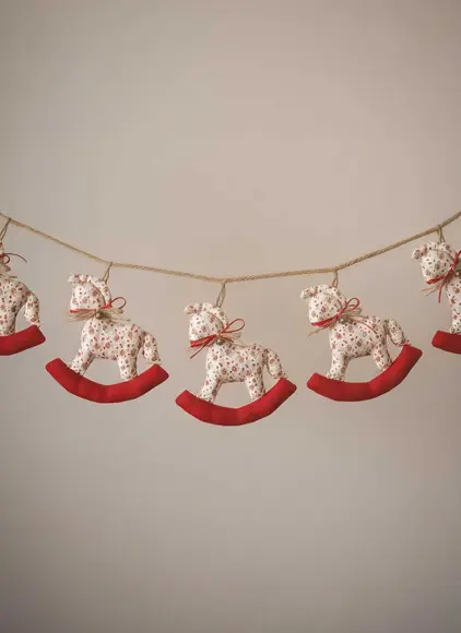Varal de Natal Cavalinho de Balanço