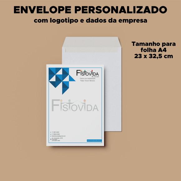 Envelope Personalizado com Logotipo e Dados da Empresa