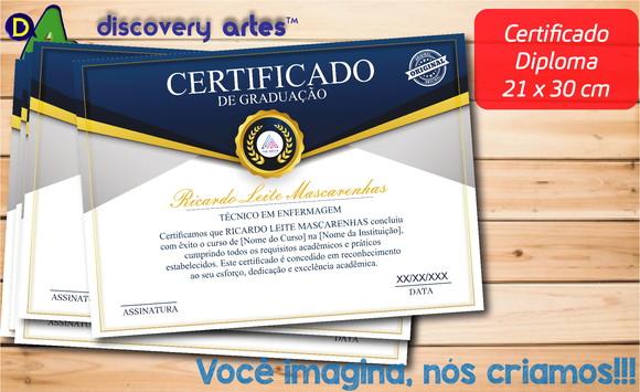 Diploma Certificado de Curso