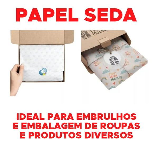 Papel Seda Personalizado com Logotipo de Empresa ou Loja