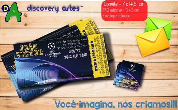 Convite Ingresso Champions League
