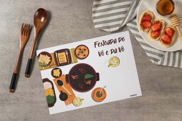 Jogo Americano Feijoada (descartável)