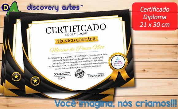 Diploma Certificado de Curso