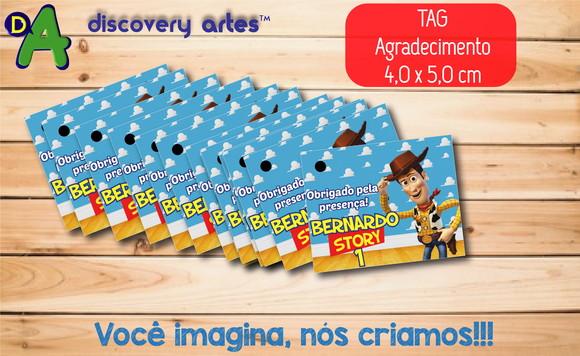 Tag Agradecimento Toy Story