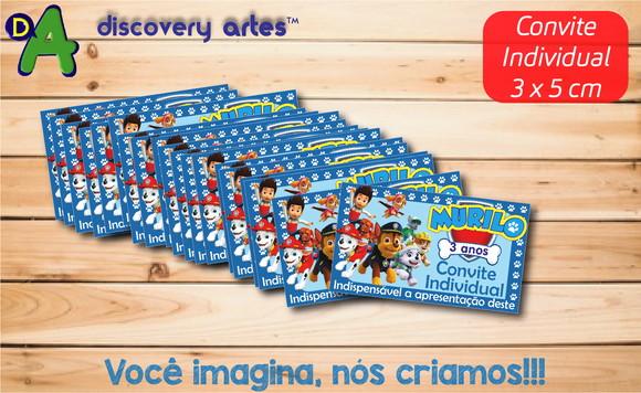 Convite Individual Patrulha Canina