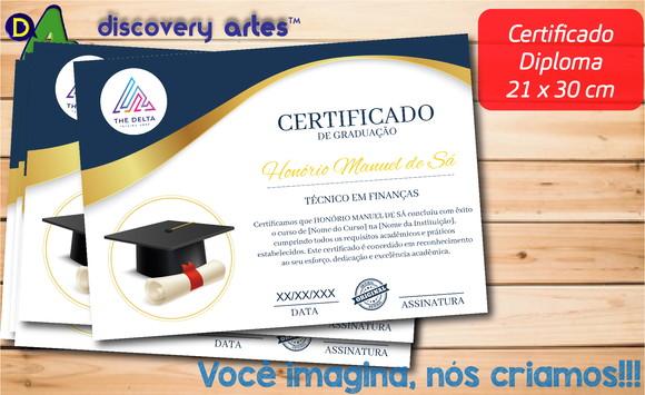 Diploma Certificado de Curso