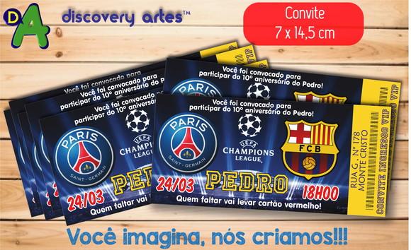 Convite Ingresso Champions League