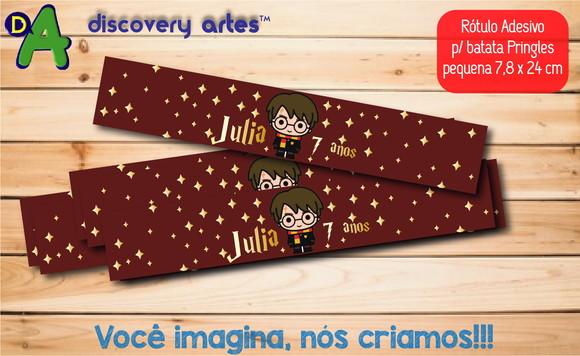 Rótulo Adesivo Batata Harry Potter Cute