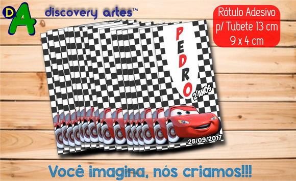 Rótulo Adesivo Tubete Carros