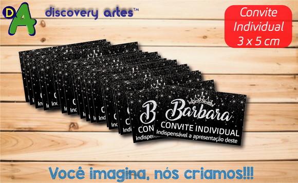 Convite Individual Preto