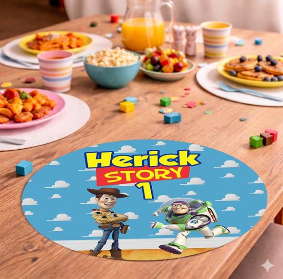Sousplat Redondo Toy Story (descartável)