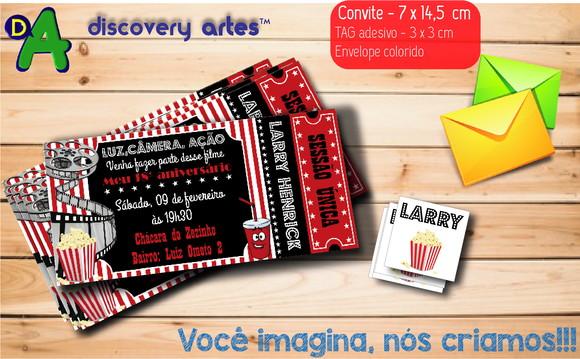 Convite Ingresso Cinema