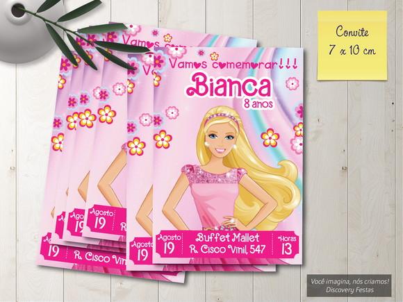 Convite Barbie