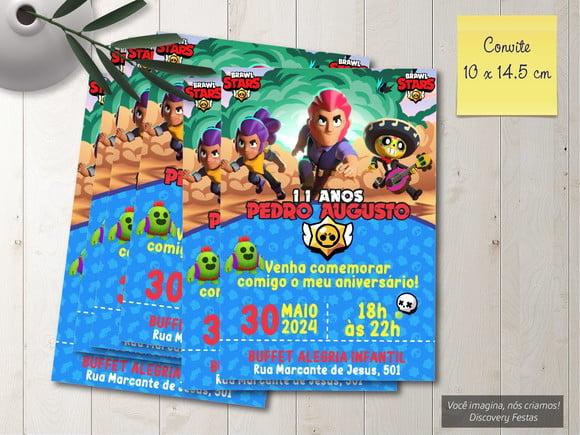 Convite Brawl Stars