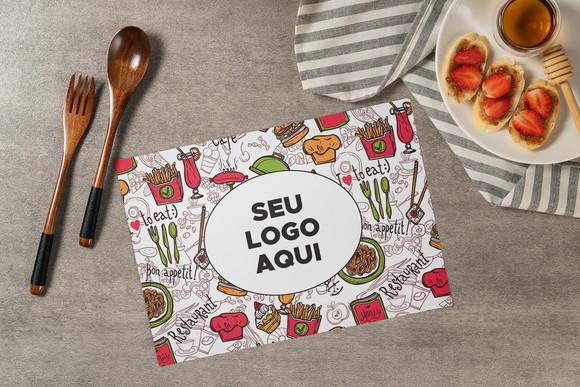 Jogo Americano com Logotipo (descartável)