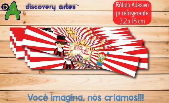 Rótulo Adesivo Refrigerante Circo