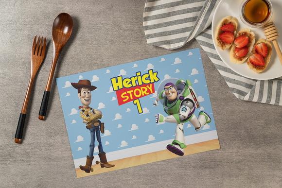 Jogo Americano Toy Story (descartável)