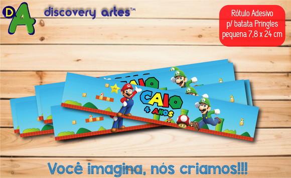 Rótulo Adesivo Batata Super Mario Bros